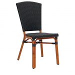 M0147 Chaise empilable effet bambou