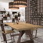 M0717 Table en chêne massif