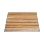 M0036 Plateau en bois carré | Bord Alu