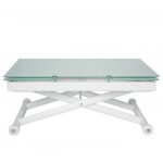 M0961 Table Extensible en Verre – Modulable & Élégante