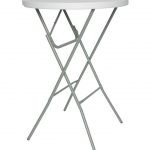 M0986 Table de Buffet Ronde Haute – Pliante