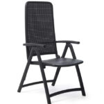 M1021 Fauteuil lounge perforé | Résine