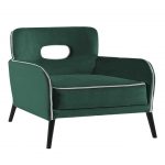 M1129 Fauteuil lounge avec dossier ouvert