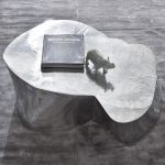 M1596 Table basse en fonte d'aluminium