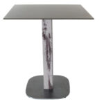 M1680 Pied de table Bois/Acier H73cm