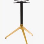 M1682 Pied de table "Opéra"poli ou verni | H72 – H110