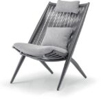 M2171 Chaise détente aluminium & corde
