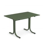 M2297 Table plateau Fixe 76 x120cm/ Bord rond