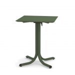 M2298 Table Fixe ou rabattable 60x60/ Bord en biais