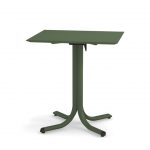 M2302 Table fixe ou rabattable 70x60/ Bord biais