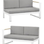 M0753 Canape en aluminium