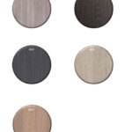 M4044 Plateau HPL 10mm_effet Bois | Rond