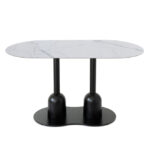 M2569 Pied de table double H73cm/110cm