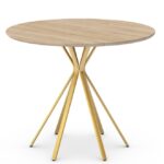 M2614 Pied de table “Courbe” 6 appuis | H72