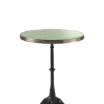 M2654 Plateau Bistrot Émaillé_Rond | Bord cerclé