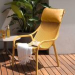 M2773 Fauteuil lounge monobloc | perforé
