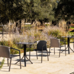 M2880 Table Aluminium 3 Pieds_Fixe