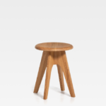 M3013 Tabouret en bois massif | Frêne | H45
