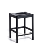 M3017 Tabouret haut en bois massif | Frêne