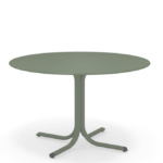 M2226 Table plateau fixe Ø117/ Bord rond