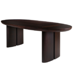 M3142 Grande table ovale en bois