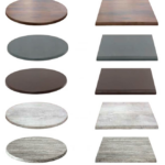 M3190 Plateau de table Stratifié moulé | Carré/Rond