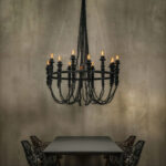 M4337 Lustre chandelier/ Elégance Noire